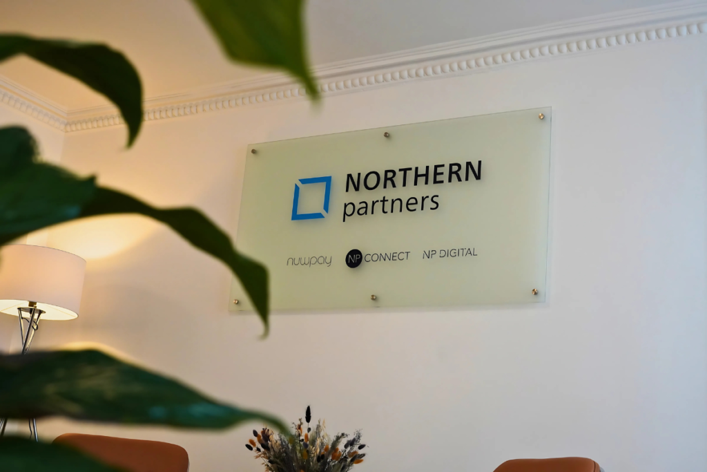 Lobby area at Northern Partners office